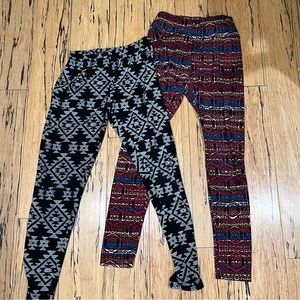 Bundle of 2 pairs of leggings